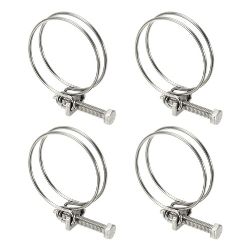 Pcs brides double fil acier - 4,