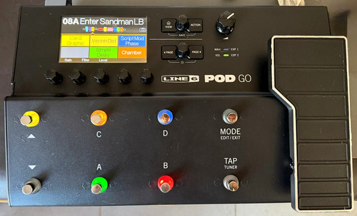 Line pod guitar - line, go
