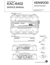 Service Manuel D'Instructions