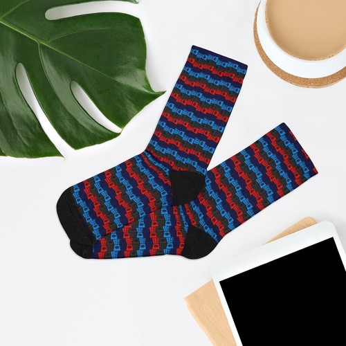 Dirtbox zigzag socks red - socks, (red