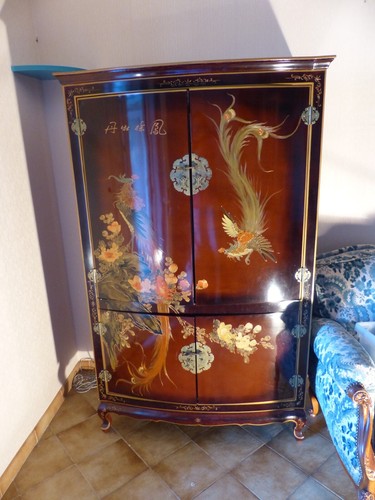 Meuble laqué style chinois - laqué,