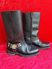 Bottes Harley Davidson, Bottes De Moto Taille 43, Cuir Noir, Comme Neuf