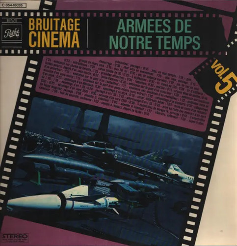Bruitage cinéma vol - lp, 5