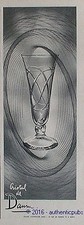 ADVERTISEMENT CRYSTAL DE DAUM