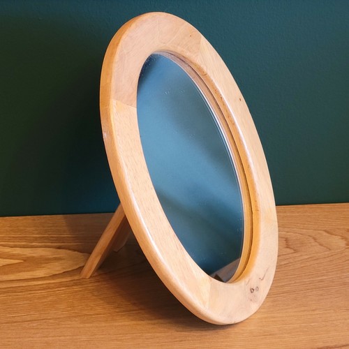 Miroir table oval bois - oval,