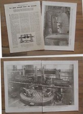 Article,Tour,record turbine hydraulique,eau,1930,