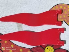 PLAYMOBIL X2 DRAPEAUX ROUGES