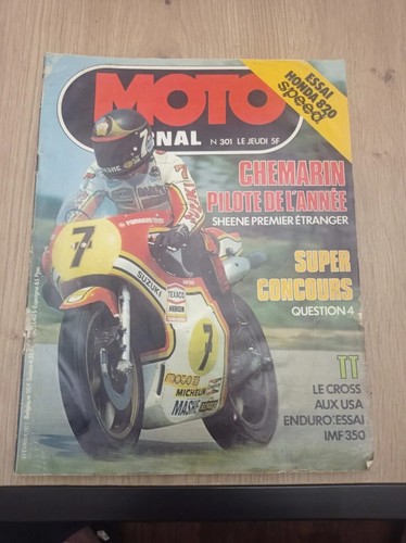 Moto journal 301 honda 750 - moto,