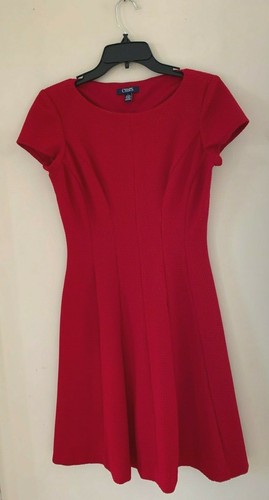 Chaps red dress - chaps,