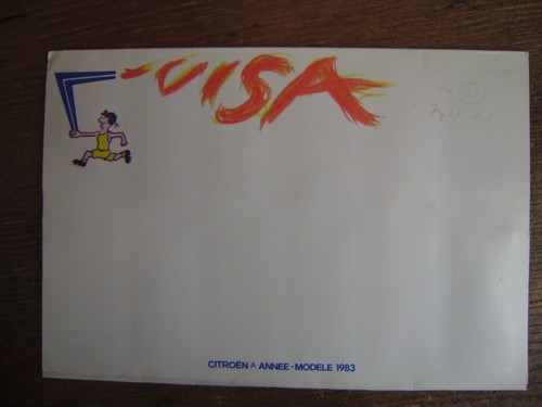 Citroën visa nuancier 1983 - visa,