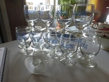 gros lot de 15 anciens verres