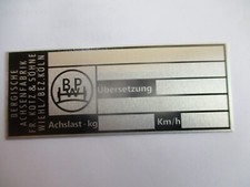 Bpw Plaque Bouclier Timon