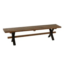Banc en Bois Vieilli "Fannie"