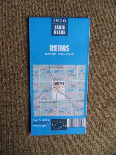 525 carte ign série bleue - 525-,