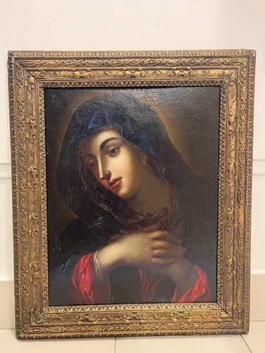 Peinture ancienne huile sur - huile,