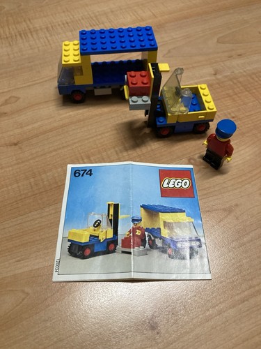 Lego vintage 674 forklift - vintage,