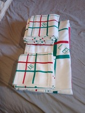 Vintage Nappe coton tissée