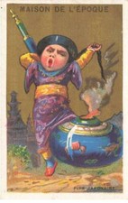 CHROMOS AO#AL000448 MAGASIN MAISON DE L EPOQUE PARIS PIPE JAPONAISE