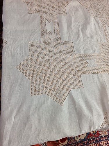 Nappe brodée anciennes - , pour
