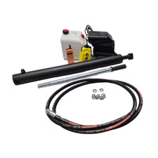 24V Dc Simple Agissant Hydraulique Powerpack Remorque Kit sans Fil + Pompe à