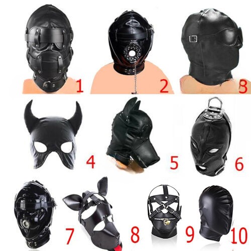 Masque bondage type cagoule - masque,