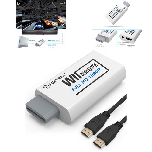 Adaptateur wii hdmi - wii, portholic