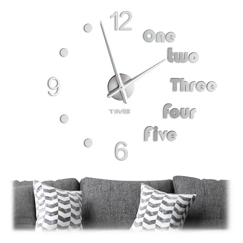 Horloge murale adhésive xxl - horloge,