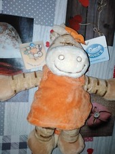DOUDOU/PELUCHE ZÈBRE ZAMBA NOUKIE'S 25 Cm NEUF