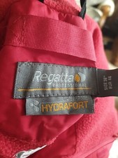 Veste polaire rouge réversible et imperméable Regatta professionnalisation poitrine 36