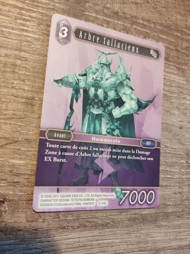 Final fantasy trading card