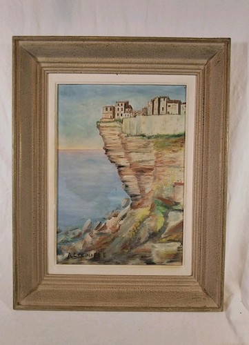 Tableau peinture toile signé - toile,