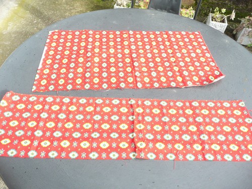 Tissu ancien vintage - tissu, en