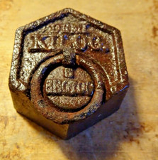 Ancien poids hexagonal de 500g