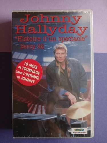Cassette vhs johnny hallyday - cassette,