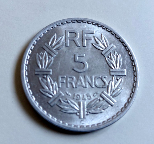 Francs 1945 lavrillier - 5, c
