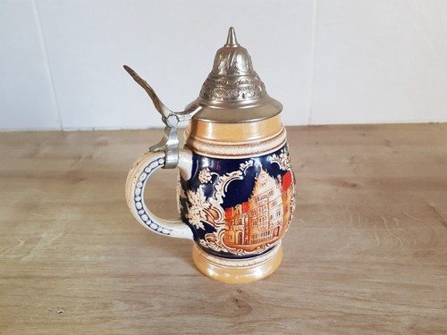 Bock chope grés décor - bock,,