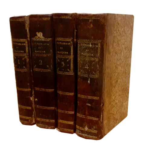 Macquer dictionnaire de - macquer.,