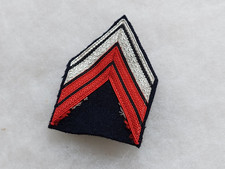 Un insigne tissu militaire grade de bras " Caporal Chef / Brigadier Chef ".