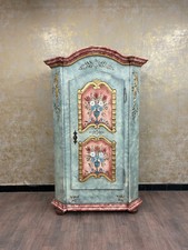 Armoire De Campagne Antique En Bois Massif À Une Porte