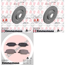 ZIMMERMANN Disques Frein 292mm + Revêtements Arrière Convient pour Alfa 159