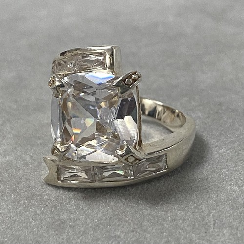 Superbe bague argent zirconium