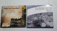 LIVRE AUDIO / LOT 2 " FEMME A BERLIN 1945 "+ "UNE NUIT AU XV SIECLE "  2CD = 12H