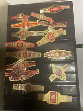 Collection de 100 bagues de cigares regroupée dans 1 album