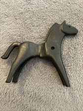 PLAYMOBIL Animal Geobra Cheval Noir Ferme Prairie Vintage X1