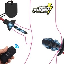 Electrostimulation Urètre Anus Electro Stimulation BDSM Plug Anal Electrique FR