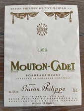Étiquette Château Mouton