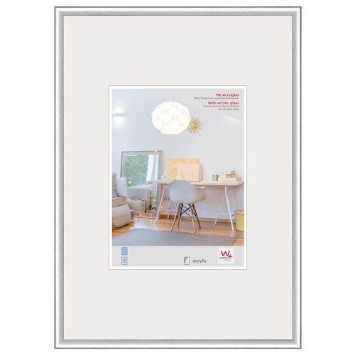 Cadre photo argent 80 cm - cadre,