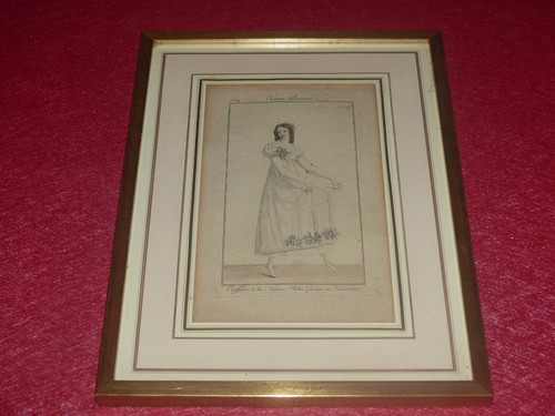 Gravure ancienne journal - gravure,