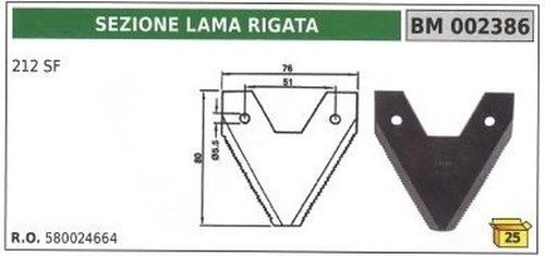Section lame rigide pour - rigide,