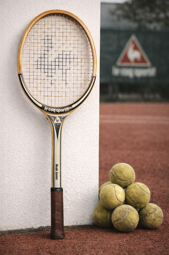 Raquette tennis vintage coq - raquette,